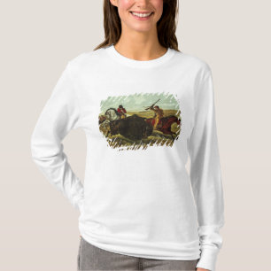 Leben auf dem Grasland - die Büffel-Jagd, 1862 T-Shirt