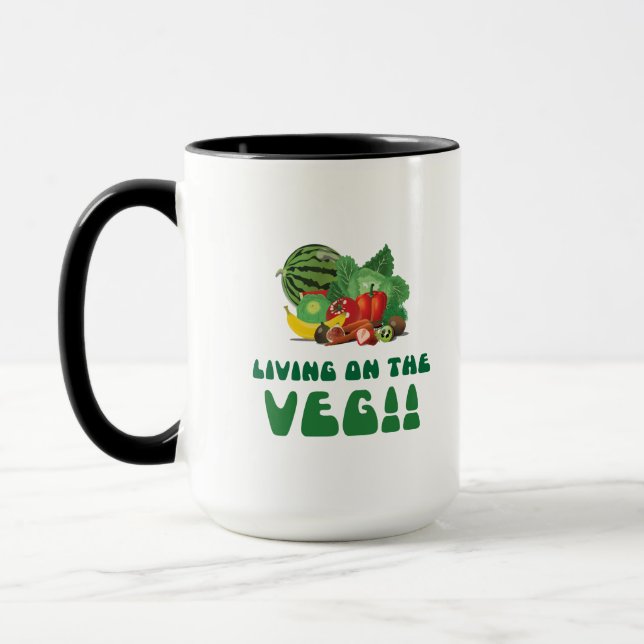 Leben auf dem Veg! Tasse (Links)