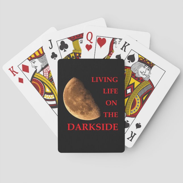 Leben auf der dunklen Seite Spielkarten (Rückseite)
