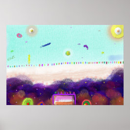 Leben auf einem anderen Planeten Poster