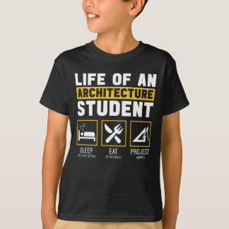 Leben auf einem Architekten-Schüler-Architekten Jo T-Shirt