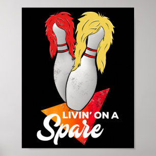 Leben auf einem Bowling-Team Poster