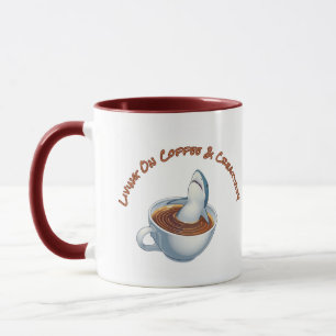 Leben auf Koffein und Kreativität - 11 oz Tasse