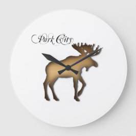 Leben auf Park- CityStempeluhr Große Wanduhr