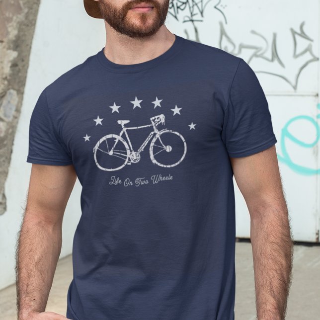 Leben auf Zweirädern T-Shirt (two wheels style)