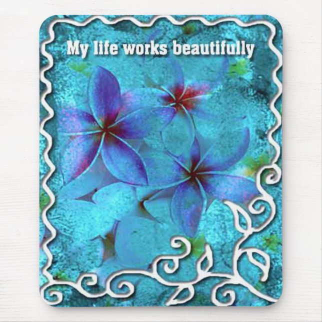 Leben-Bestätigung-Motivierung mousepads (Vorne)