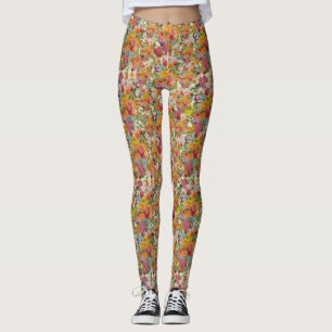 Leben Blumendes klaren Blumenmusterentwurfs Leggings