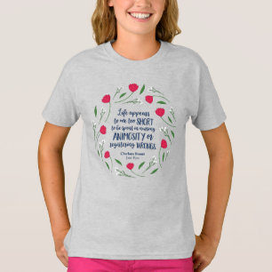 LEBEN-Buch-Zitat Charlottes Bronte Jane Eyre T-Shirt
