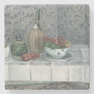 Leben Camilles Pissarro   noch mit Paprikaschoten, Steinuntersetzer