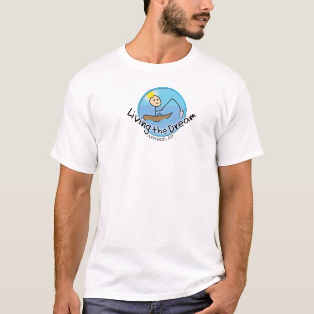 Leben das Traumkleid Co - das Fischen-T-Shirt der T-Shirt (Vorderseite)