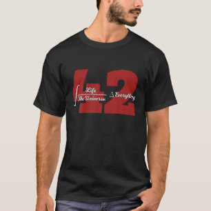 Leben Das Universum Alles 42 Gleichung T Shirt
