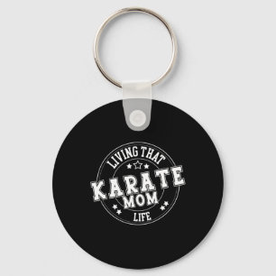 Leben, dass Karate Mama Leben Schule Sport Niedlic Schlüsselanhänger