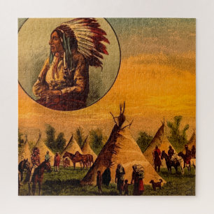 Leben der Amerikanische Ureinwohner Puzzle