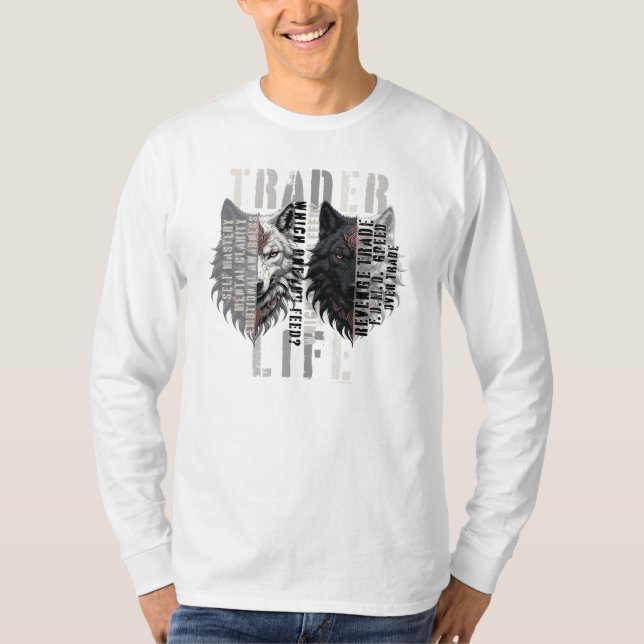 Leben der Händler | Wolf | Beide Seiten T-Shirt (Vorderseite)
