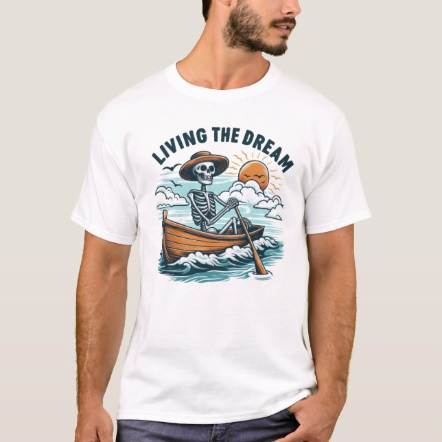 Leben der Traum - Skelett (2) T-Shirt (Vorderseite)