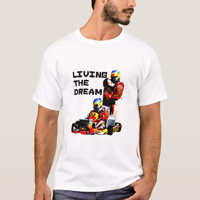 Leben der TraumKarting T - Shirt (Vorderseite)