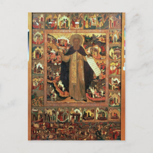 Leben des hl. Sergius von Radonesh, 1640er Postkarte