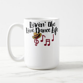 Leben des Line Dance Lebens Landline-Tanz Kaffeetasse