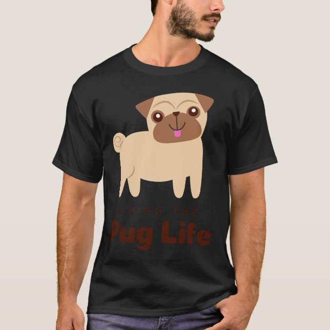 Leben des Mops Klassischer T - Shirt 492 (Vorderseite)