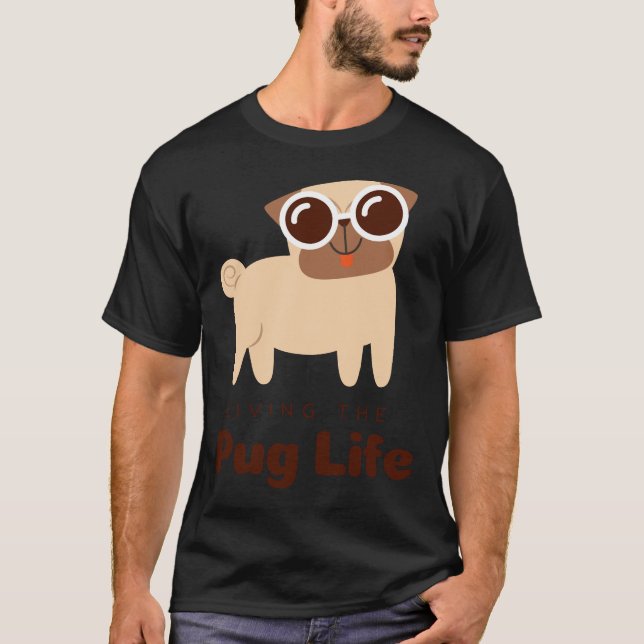 Leben des Mops Life Design Classic T - Shirt 948 (Vorderseite)