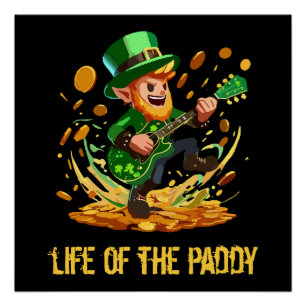 Leben des Paddys, St. Patricks Tag Poster