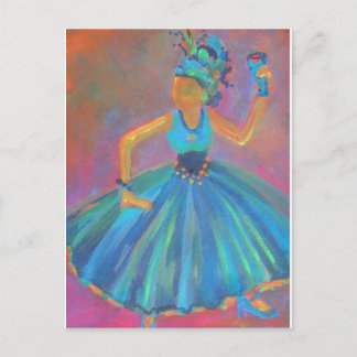 Leben des Party! von Deb Magelssen Studio Postkarte