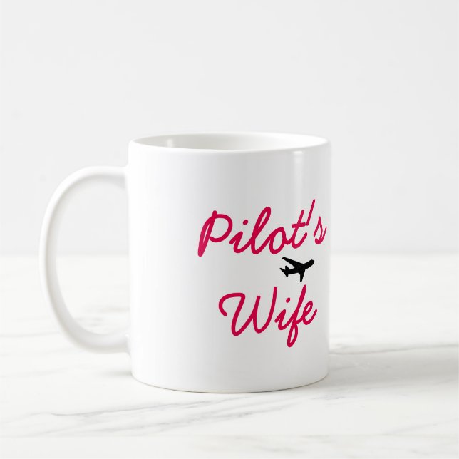 Leben die Traumdie Ehefrau-Tasse des pilot Tasse (Links)