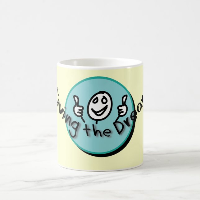 Leben die Traumlogo-Tasse Tasse (Mittel)