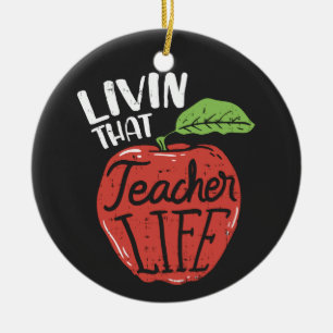 Leben dieses Lehrers Leben Leiter der Schule Keramik Ornament