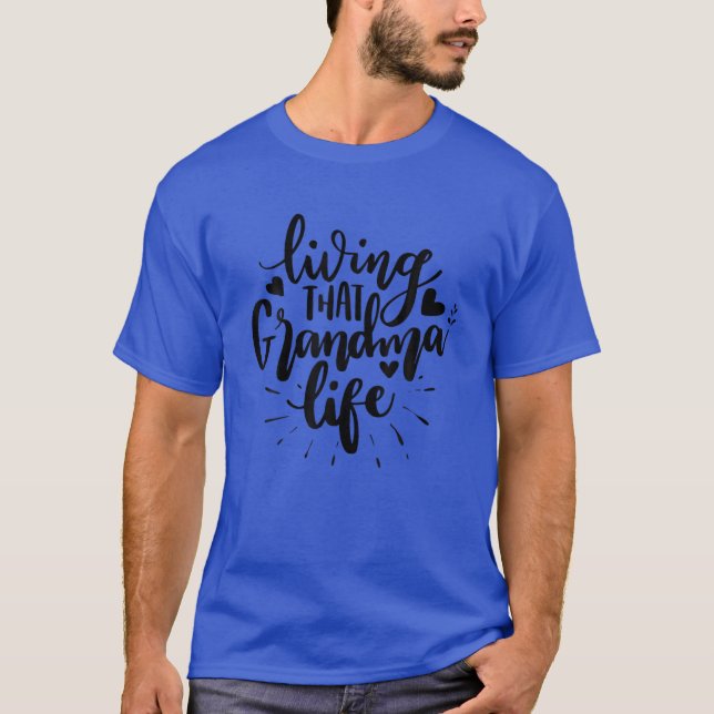 Leben dieses Oma Leben Nana Großmutter T-Shirt (Vorderseite)
