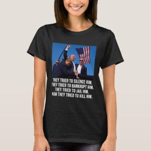 Leben Donald Trump Tasse Shot - Nie übergeben T-Shirt