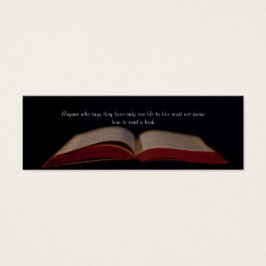 Leben durch Bücher Lesezeichen