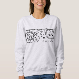 Leben durch die Sonne Abstrakte Kunst zu tragen Sweatshirt