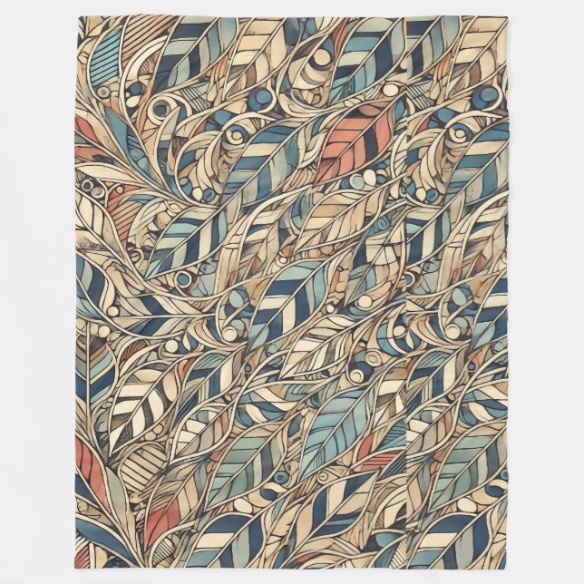 Leben eines Blattes Fleecedecke (Vorderseite)