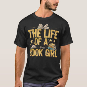 Leben eines Buchmädchens Bibliothekarin Lustige St T-Shirt