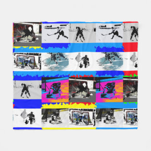 Leben eines Hockeyspielers - Eishockey Fleecedecke