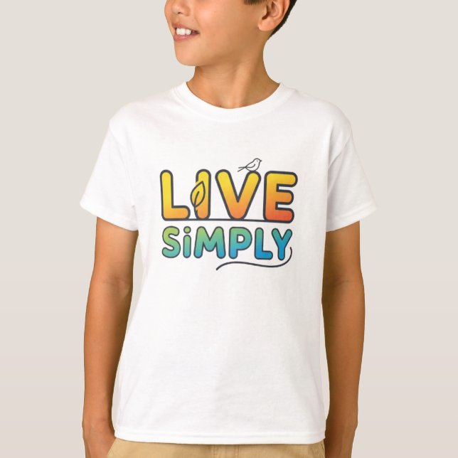 LEBEN EINFACH T-Shirt (Vorderseite)
