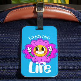 Leben erfreuen gepäckanhänger