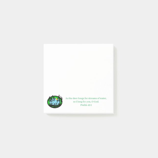 Leben für Gott Post-it Klebezettel (Vorderseite)