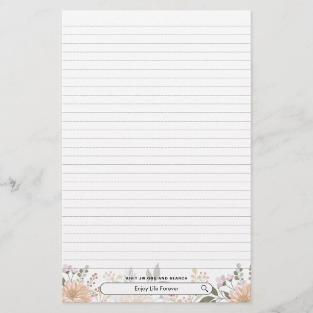 Leben für immer genießen | JW Briefpapier (Vorderseite)