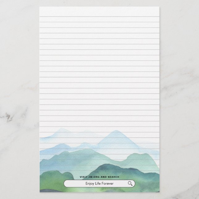 Leben für immer genießen | JW Briefpapier (Vorderseite)