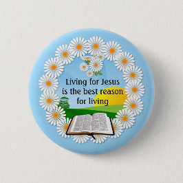 Leben für Jesus Button