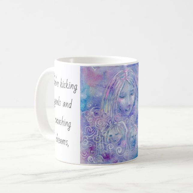 Leben für sie kaffeetasse (Vorderseite Links)