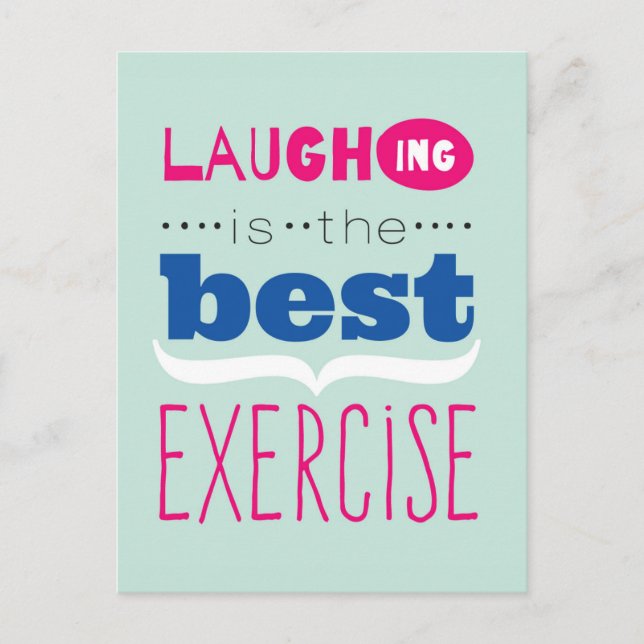 Leben genießen postkarte (Vorderseite)