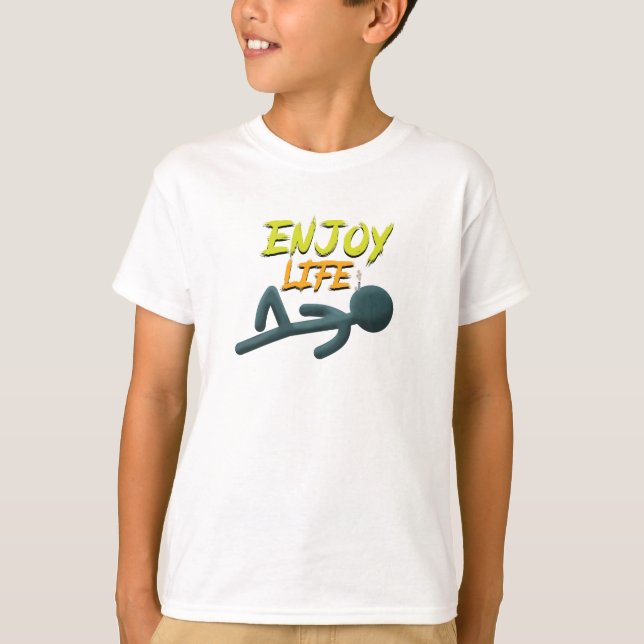 Leben genießen T-Shirt (Vorderseite)