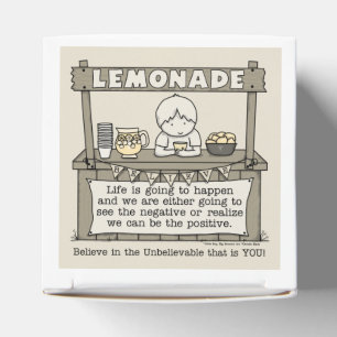 Leben geschieht geschenkschachtel