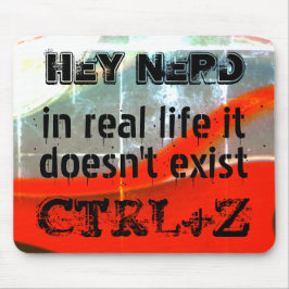 Leben gibt es kein Undo, Nerd-Version - Silver to Mousepad