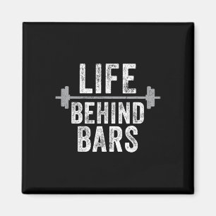Leben hinter Bars Gewicht Lifting Gym Workout Body Magnet