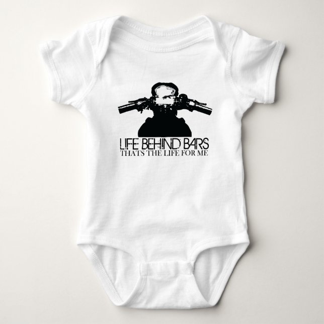 Leben hinter Gittern Baby Strampler (Vorderseite)