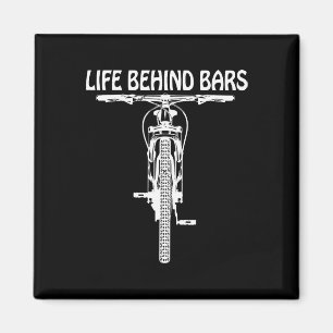 Leben hinter Rs Männer Frauen Bergfahren Mountainb Magnet